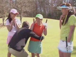 Erika hiramatsu tart kettő clubs jobb után golf -uncensored jav-