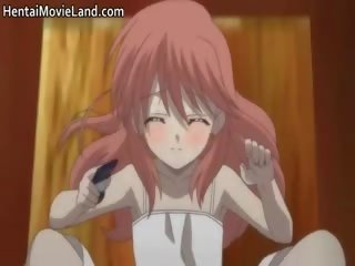 Nekaltas mažai anime brunetė seductress part2