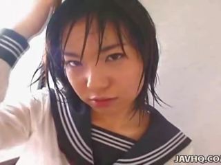 JAVHQ: sensational Japanese school girl's first time.