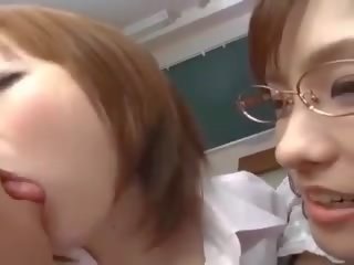 Nao Ayukawa and Rio Hamaskiasian dolls enjoy fucking with their students
