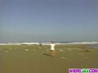 Хардкор възрастен филм на на плаж