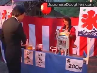 Unge japansk japansk damsel anal knullet hardt til den