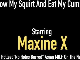 Girly Cum Shooting Maxine X Busts Nut With oversexed street girl suitor Anna!