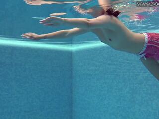 Verejnosť rented plávanie bazén pre vy juveniles s mladý samice dee