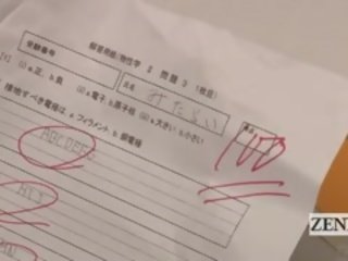 Subtitled enf cmnf blyg japanska nudisten engelska läraren